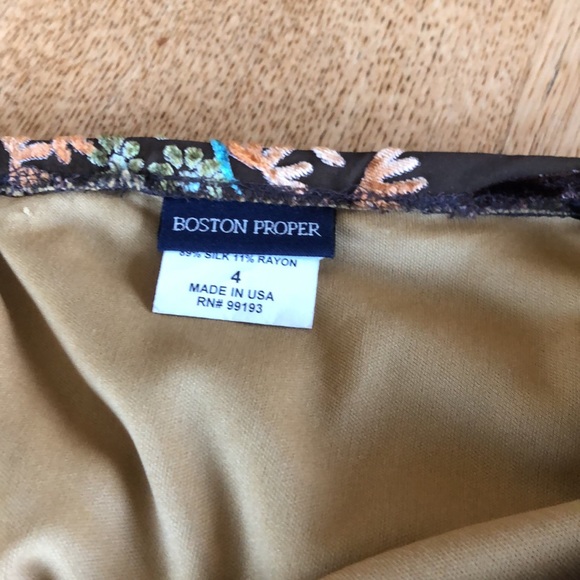 Boston Proper Flowy Midi-skirt Size 4 very gently used - Picture 7 of 11